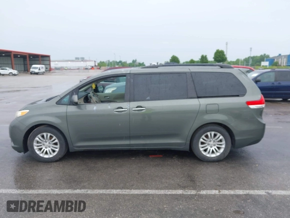 2011 Toyota Sienna XLE AAS with VIN 5TDYK3DC7BS041020, listed as a IAAI auction lot 42218328 with Not Provided miles and . Bid and sale history available at DreamBid. Image 14.