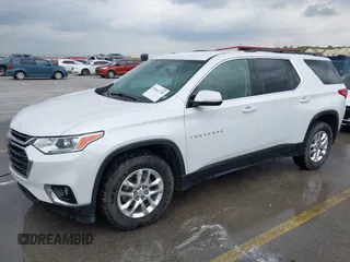 2020 Chevrolet Traverse LT Cloth z VIN 1GNERGKW3LJ127398, wystawiony jako IAAI lot #42161330 z przebiegiem 96 140 mil mil oraz . Historia ofert i sprzedaży dostępna na DreamBid. Obrazek 2.