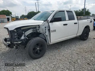 2018 Ram 1500 Express with VIN 1C6RR7FG1JS247938, listed as a Copart auction lot 60537125 with 54,798 mi miles and Salvage title. Bid and sale history available at DreamBid. Image 1.