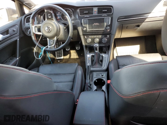 2017 Volkswagen Golf GTI Autobahn with VIN 3VW547AU1HM026617, listed as a Copart auction lot 74368554 with 81,943 mi miles and Salvage Title. Bid and sale history available at carsss.com. Image 8.