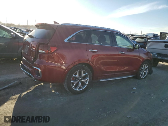 2019 Kia Sorento SX Limited with VIN 5XYPKDA55KG525546, listed as a Copart auction lot 45250914 with 67,891 mi miles and Salvage Title. Bid and sale history available at carsss.com. Image 3.