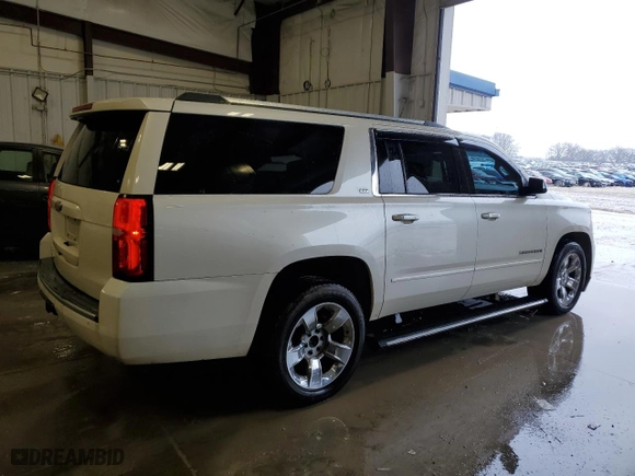 2015 Chevrolet Suburban LTZ with VIN 1GNSKKKC4FR120918, listed as a Copart auction lot 48384965 with 182,199 mi miles and Clean Title. Bid and sale history available at carsss.com. Image 3.