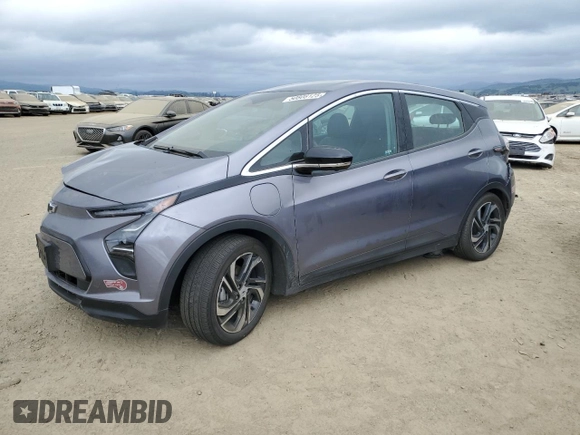 2023 Chevrolet Bolt EV 2LT z VIN 1G1FX6S05P4160473, wystawiony jako Copart lot #50808125 z przebiegiem 13 842 mil mil oraz Szkoda całkowita • Salvage title. Historia ofert i sprzedaży dostępna na DreamBid. Obrazek 1.