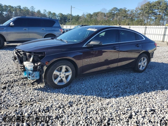 2020 Chevrolet Malibu LS with VIN 1G1ZB5STXLF025567, listed as a Copart auction lot 45166155 with 144,987 mi miles and Salvage Title. Bid and sale history available at DreamBid. Image 1.