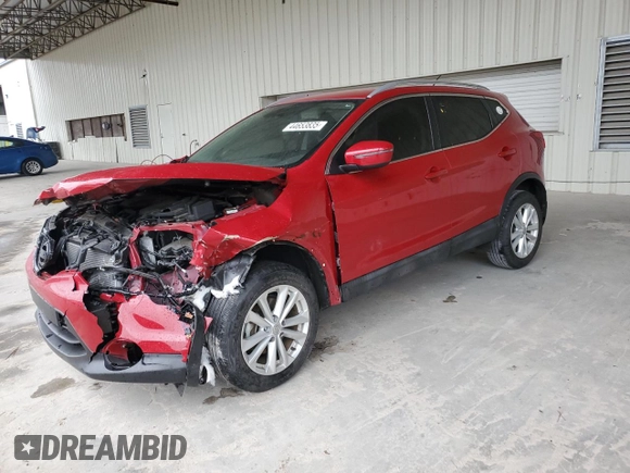 2017 Nissan Rogue SV with VIN JN1BJ1CP9HW014026, listed as a Copart auction lot 44653835 with 34,669 mi miles and Salvage title. Bid and sale history available at DreamBid. Image 1.
