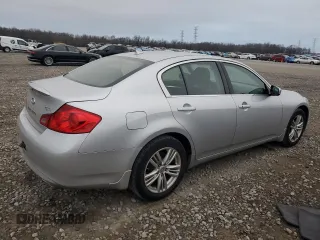 2011 Infiniti G25 Sedan x with VIN JN1DV6AR4BM654324, listed as a Copart auction lot 44331315 with 159,402 mi miles and Salvage Title. Bid and sale history available at carsss.com. Image 3.