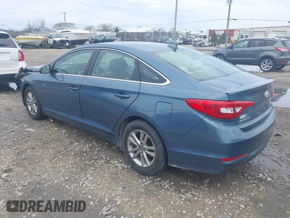 2015 Hyundai Sonata 2.4L SE with VIN 5NPE24AFXFH179685, listed as a IAAI auction lot 42109279 with 100,464 mi miles. Bid and sale history available at carsss.com. Image 3.