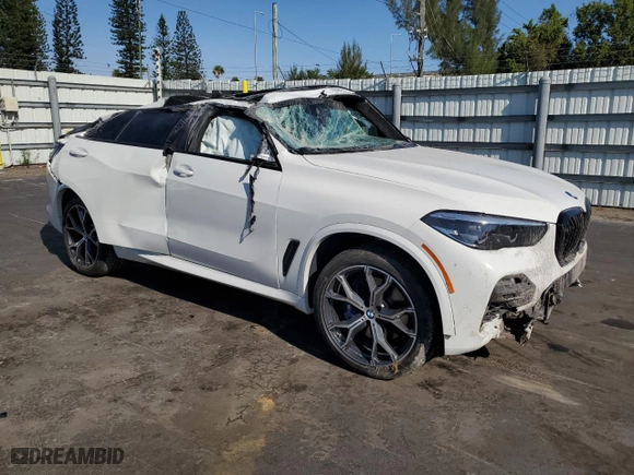 2021 BMW X5 sDrive40i with VIN 5UXCR4C0XM9F63730, listed as a Copart auction lot 50540425 with 0 mi miles and Non Repairable. Bid and sale history available at carsss.com. Image 4.