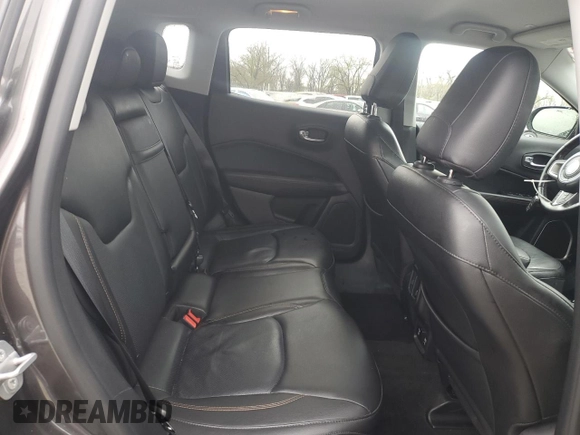 2018 Jeep Compass Limited with VIN 3C4NJDCB2JT263067, listed as a Copart auction lot 52626665 with 51,567 mi miles and Salvage Title. Bid and sale history available at DreamBid. Image 12.