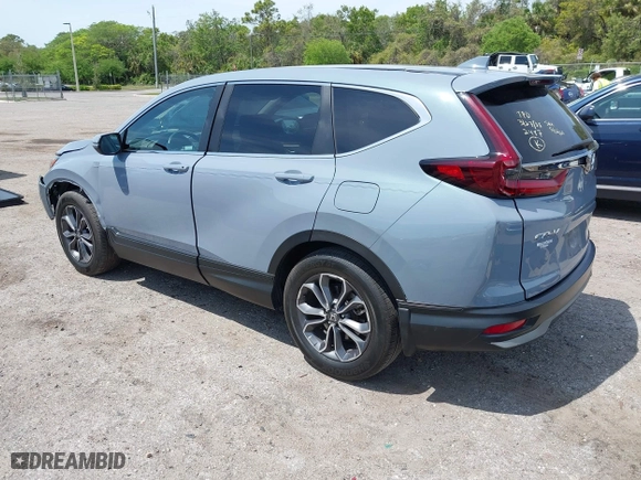 2022 Honda CR-V EX-L with VIN 5J6RW1H80NA012487, listed as a IAAI auction lot 41936191 with 209,258 mi miles. Bid and sale history available at carsss.com. Image 3.