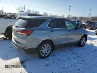 2023 Chevrolet Equinox LT with VIN 3GNAXKEG8PS123623, listed as a Copart auction lot 44256245 with 6,898 mi miles and Clean Title. Bid and sale history available at carsss.com. Image 3.