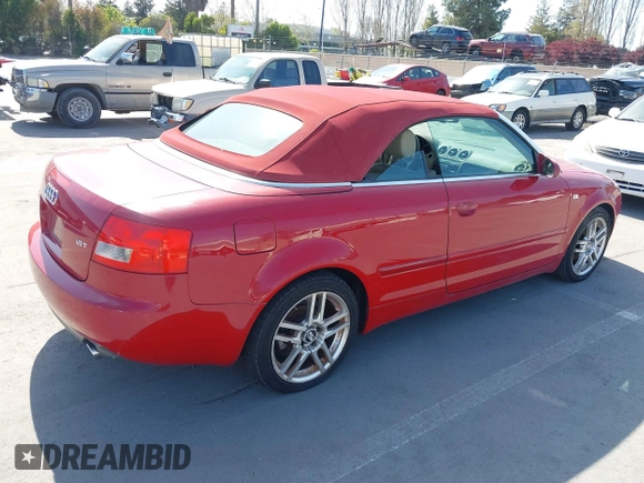 2005 Audi A4 1.8T with VIN WAUAC48H75K007372, listed as a IAAI auction lot 42012101 with 85,789 mi miles. Bid and sale history available at carsss.com. Image 4.