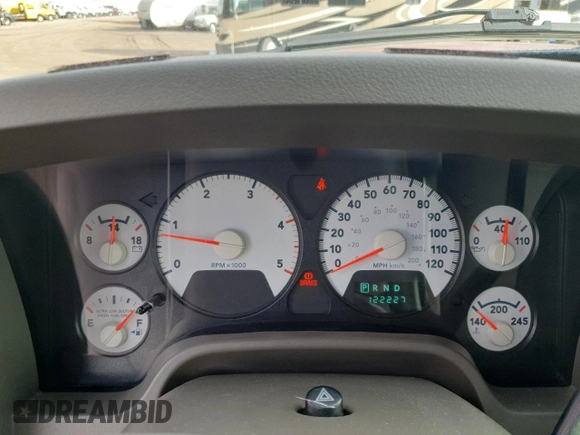 2008 Dodge Ram 2500 Laramie with VIN 3D3KS29A98G150200, listed as a Copart auction lot 86841234 with 122,227 mi miles and Salvage Title. Bid and sale history available at carsss.com. Image 9.