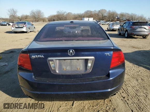 2006 Acura TL with VIN 19UUA66296A014252, listed as a Copart auction lot 48910725 with 259,371 mi miles and Salvage Title. Bid and sale history available at carsss.com. Image 6.