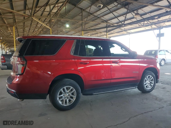 2023 Chevrolet Tahoe LS with VIN 1GNSCMKDXPR120621, listed as a Copart auction lot 75863074 with 28,335 mi miles and Salvage Title. Bid and sale history available at carsss.com. Image 3.