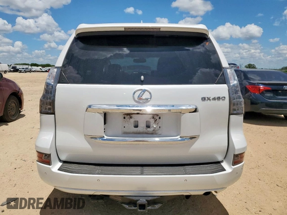 2019 Lexus GX 460 Luxury with VIN JTJJM7FX5K5225443, listed as a Copart auction lot 62064185 with 47,943 mi miles and Salvage title. Bid and sale history available at DreamBid. Image 6.