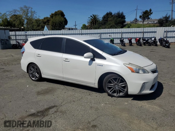 2013 Toyota Prius Two with VIN JTDZN3EUXD3191310, listed as a Copart auction lot 52455105 with 162,237 mi miles and Salvage Title. Bid and sale history available at DreamBid. Image 4.