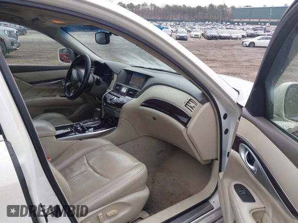 2012 Infiniti M37 with VIN JN1BY1AR6CM392969, listed as a IAAI auction lot 42021761 with 213,718 mi miles. Bid and sale history available at carsss.com. Image 5.