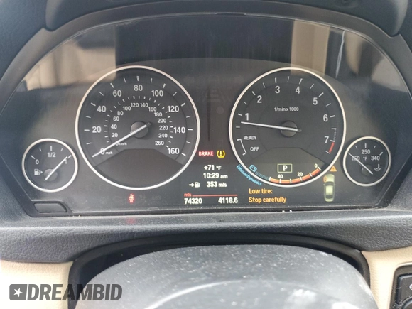 2013 BMW 3 Series 328i xDrive z VIN WBA3B3C50DJ969679, wystawiony jako Copart lot #58814715 z przebiegiem 74 320 mil mil oraz Szkoda całkowita • Salvage title. Historia ofert i sprzedaży dostępna na DreamBid. Obrazek 9.