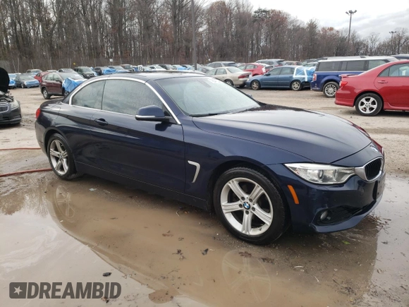 2015 BMW 4 Series 428i xDrive with VIN WBA3T1C58FP820017, listed as a Copart auction lot 79041004 with 96,255 mi miles and Salvage Title. Bid and sale history available at carsss.com. Image 4.