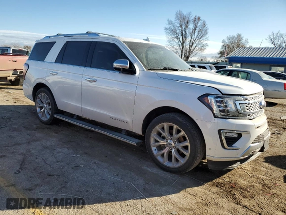 2019 Ford Expedition Platinum with VIN 1FMJU1MT4KEA62215, listed as a Copart auction lot 84104024 with 102,153 mi miles and Salvage Title. Bid and sale history available at carsss.com. Image 4.