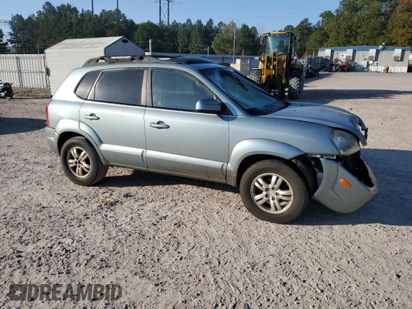 2006 Hyundai Tucson GLS with VIN KM8JN12D56U350295, listed as a Copart auction lot 77243594 with 192,335 mi miles and Salvage Title. Bid and sale history available at carsss.com. Image 4.