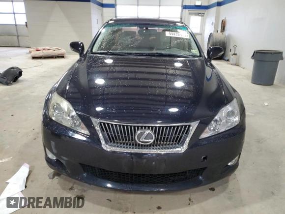 2010 Lexus IS 250 with VIN JTHCF5C21A5042931, listed as a Copart auction lot 44438415 with 163,076 mi miles and Salvage Title. Bid and sale history available at carsss.com. Image 5.