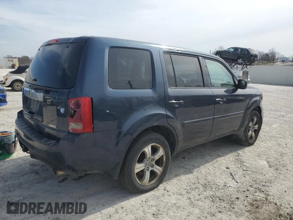 2012 Honda Pilot EX with VIN 5FNYF4H4XCB046120, listed as a Copart auction lot 47876155 with 254,854 mi miles and Non Repairable. Bid and sale history available at DreamBid. Image 3.