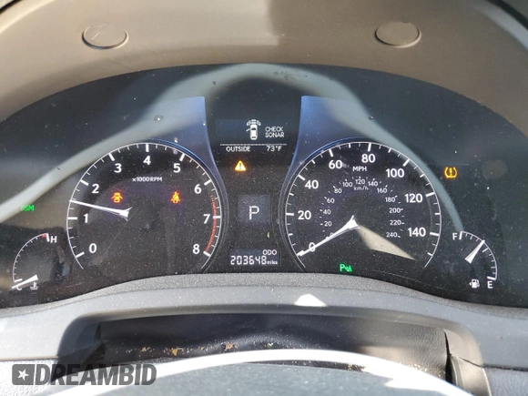 2013 Lexus RX 350 with VIN 2T2ZK1BA1DC130504, listed as a Copart auction lot 49137935 with 203,648 mi miles and Salvage Title. Bid and sale history available at DreamBid. Image 9.
