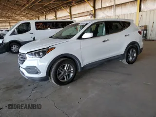 2018 Hyundai Santa Fe 2.4L z VIN 5XYZTDLB2JG550539, wystawiony jako Copart lot #58232955 z przebiegiem 125 810 mil mil oraz Czysty tytuł • Clean title. Historia ofert i sprzedaży dostępna na DreamBid. Obrazek 1.