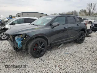 2019 Chevrolet Blazer RS z VIN 3GNKBJRS6KS583688, wystawiony jako Copart lot #54140595 z przebiegiem 92 146 mil mil oraz Czysty tytuł • Clean title. Historia ofert i sprzedaży dostępna na DreamBid. Obrazek 1.