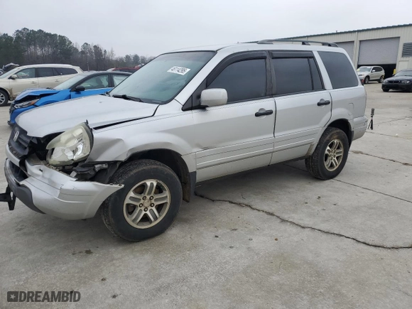2004 Honda Pilot EX with VIN 2HKYF18584H540096, listed as a Copart auction lot 46114295 with 278,775 mi miles and Salvage Title. Bid and sale history available at carsss.com. Image 1.