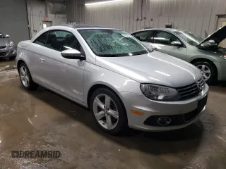 2012 Volkswagen Eos Lux with VIN WVWFW7AH8CV000549, listed as a Copart auction lot 81134064 with 47,432 mi miles and Salvage Title. Bid and sale history available at DreamBid. Image 4.