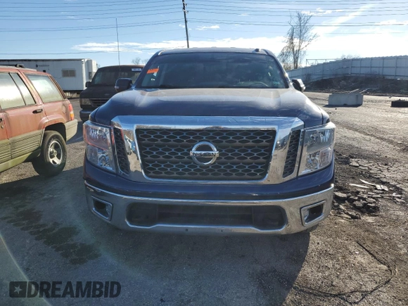 2017 Nissan Titan S with VIN 1N6AA1EJ1HN542129, listed as a Copart auction lot 80027693 with 117,455 mi miles and Salvage Title. Bid and sale history available at carsss.com. Image 5.