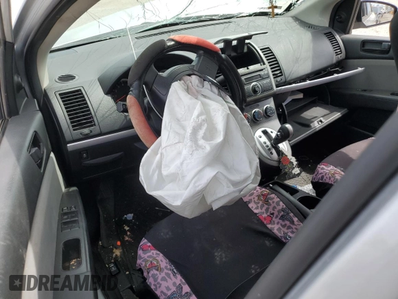 2012 Nissan Sentra S with VIN 3N1AB6AP5CL772873, listed as a Copart auction lot 58521585 with Not provided miles and Salvage title. Bid and sale history available at DreamBid. Image 8.