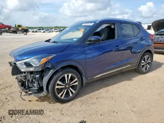2018 Nissan Kicks S with VIN 3N1CP5CU6JL544935, listed as a Copart auction lot 59895705 with 116,595 mi miles and Salvage title. Bid and sale history available at DreamBid. Image 1.