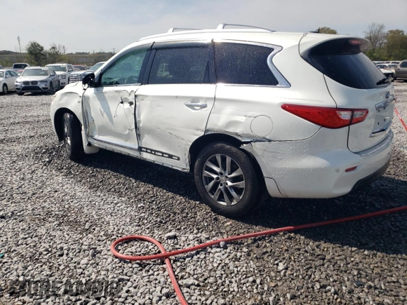 2015 Infiniti QX60 with VIN 5N1AL0MN6FC520143, listed as a Copart auction lot 51178675 with 114,577 mi miles and Salvage Title. Bid and sale history available at carsss.com. Image 2.
