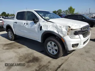 2024 Ford Ranger XL with VIN 1FTER4PH4RLE25246, listed as a Copart auction lot 57829235 with 328 mi miles and Salvage title. Bid and sale history available at DreamBid. Image 4.