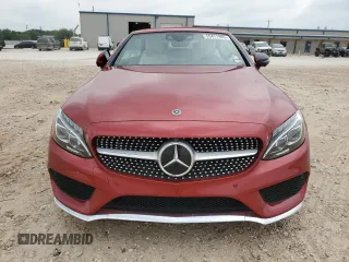 2018 Mercedes-Benz C 300 with VIN WDDWK4JB7JF714207, listed as a Copart auction lot 55471905 with 34,716 mi miles and Salvage title. Bid and sale history available at DreamBid. Image 5.