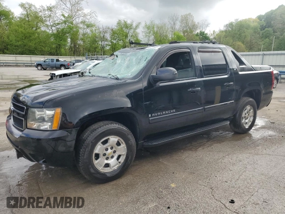 2007 Chevrolet Avalanche 3LT with VIN 3GNFK12347G209840, listed as a Copart auction lot 56121535 with 194,814 mi miles and Salvage title. Bid and sale history available at DreamBid. Image 1.