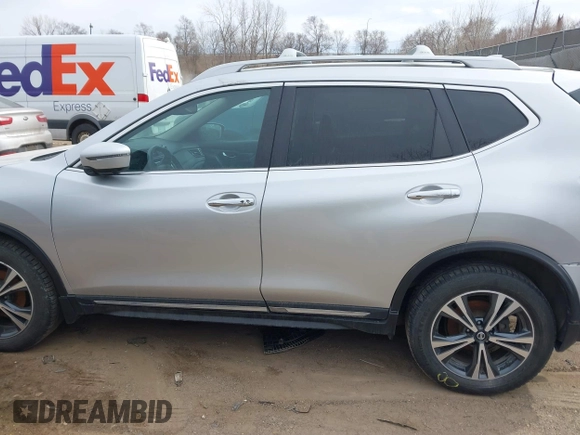 2017 Nissan Rogue SL with VIN 5N1AT2MV8HC770837, listed as a IAAI auction lot 41854052 with 71,537 mi miles. Bid and sale history available at carsss.com. Image 14.