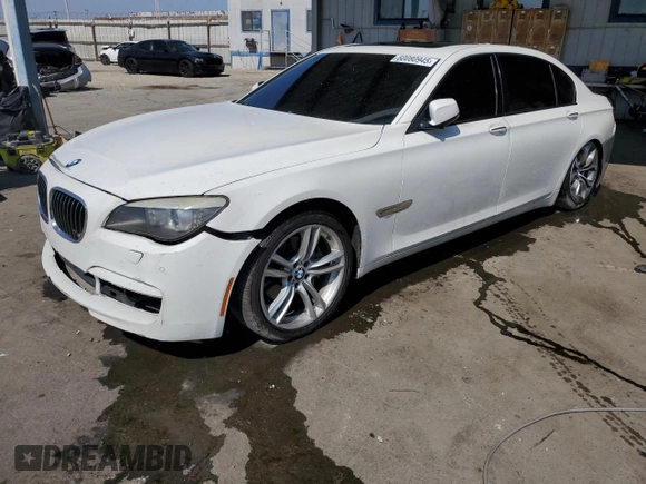 2012 BMW 7 Series 740Li with VIN WBAKB4C51CC575564, listed as a Copart auction lot 60080945 with 148,202 mi miles and Clean title. Bid and sale history available at DreamBid. Image 1.