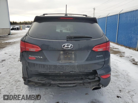 2014 Hyundai Santa Fe Sport with VIN 5XYZT3LB9EG135282, listed as a Copart auction lot 88655875 with 172,051 mi miles and Salvage Title. Bid and sale history available at carsss.com. Image 6.