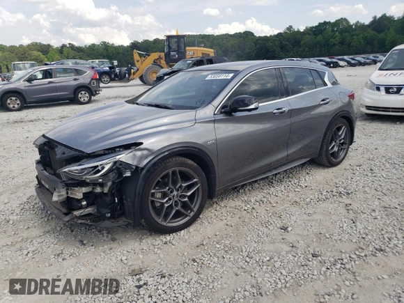 2017 Infiniti QX30 Sport with VIN SJKCH5CP3HA017180, listed as a Copart auction lot 53059114 with 99,433 mi miles. Bid and sale history available at carsss.com. Image 1.