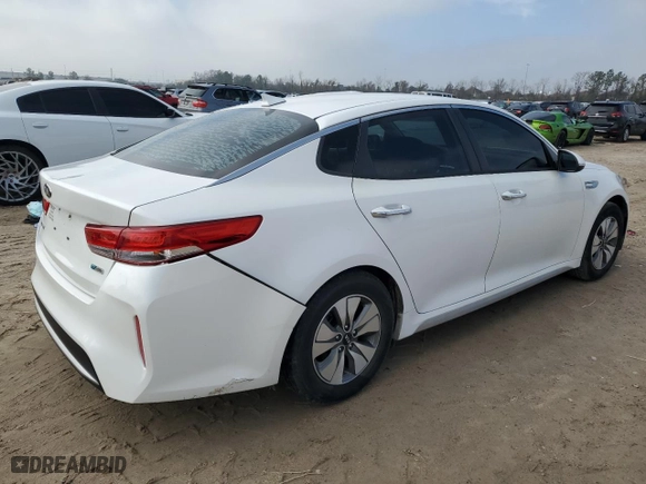 2017 Kia Optima Hybrid with VIN KNAGT4LC8H5007678, listed as a Copart auction lot 46236055 with 180,382 mi miles and Salvage Title. Bid and sale history available at carsss.com. Image 3.