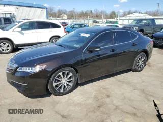 2016 Acura TLX with VIN 19UUB1F33GA010305, listed as a Copart auction lot 50541015 with 106,225 mi miles and Salvage Title. Bid and sale history available at carsss.com. Image 1.