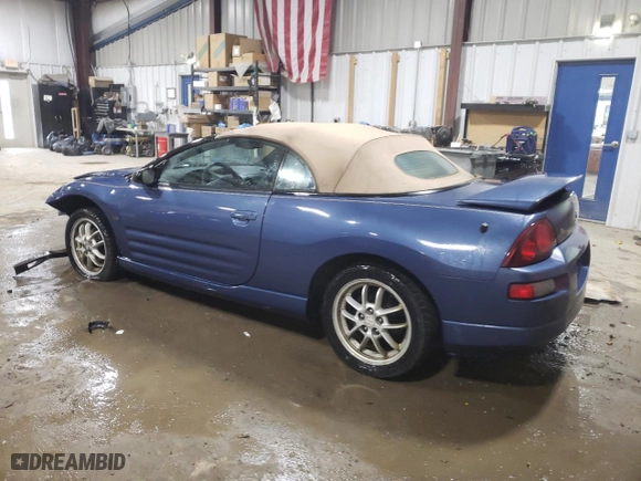 2002 Mitsubishi Eclipse GT with VIN 4A3AE85H02E088795, listed as a Copart auction lot 81313003 with 112,586 mi miles and Salvage Title. Bid and sale history available at carsss.com. Image 2.