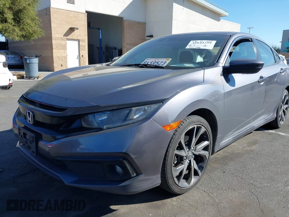 2021 Honda Civic Sedan Sport with VIN 19XFC2F88ME201751, listed as a IAAI auction lot 41643759 with 111,796 mi miles. Bid and sale history available at carsss.com. Image 17.
