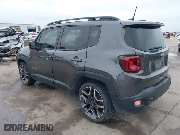 2020 Jeep Renegade Latitude with VIN ZACNJABB8LPL62919, listed as a IAAI auction lot 42161042 with 94,948 mi miles and . Bid and sale history available at DreamBid. Image 3.