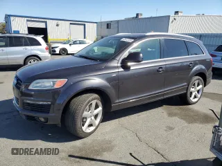2007 Audi Q7 Premium Plus with VIN WA1EY74L57D065595, listed as a Copart auction lot 62612355 with 155,980 mi miles and Salvage title. Bid and sale history available at DreamBid. Image 1.